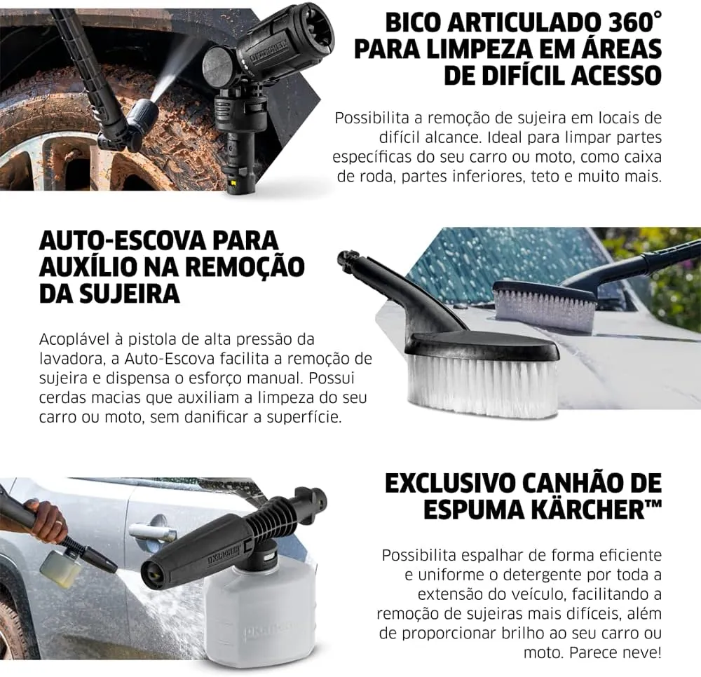 Kärcher K3 Force - Conexão da mangueira