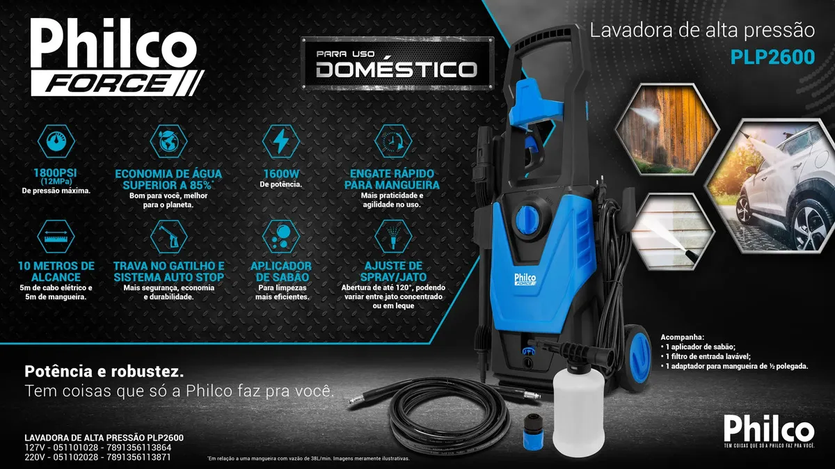 Conjunto completo da Philco PLP2600 montado para limpeza