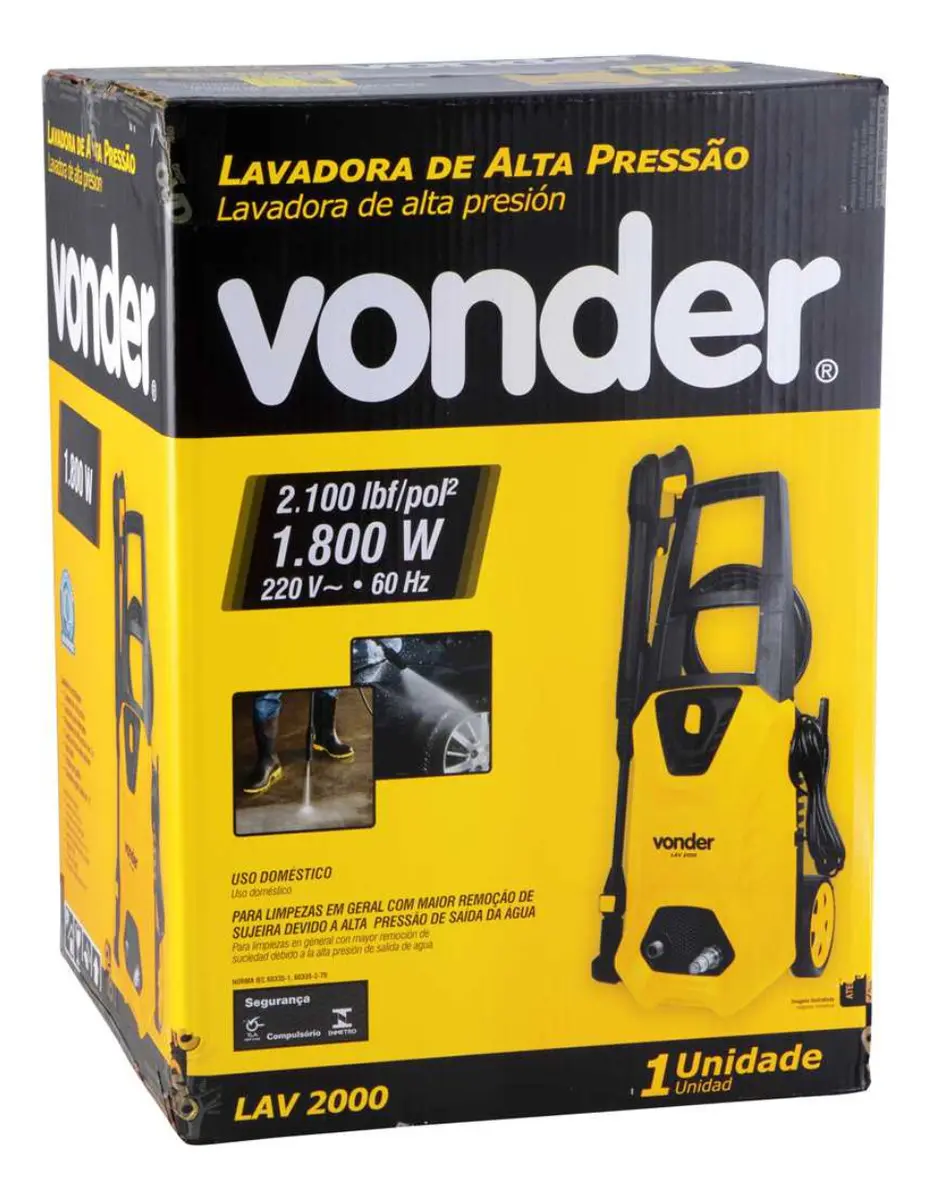 Vonder Lav 2000 - Embalagem na caixa