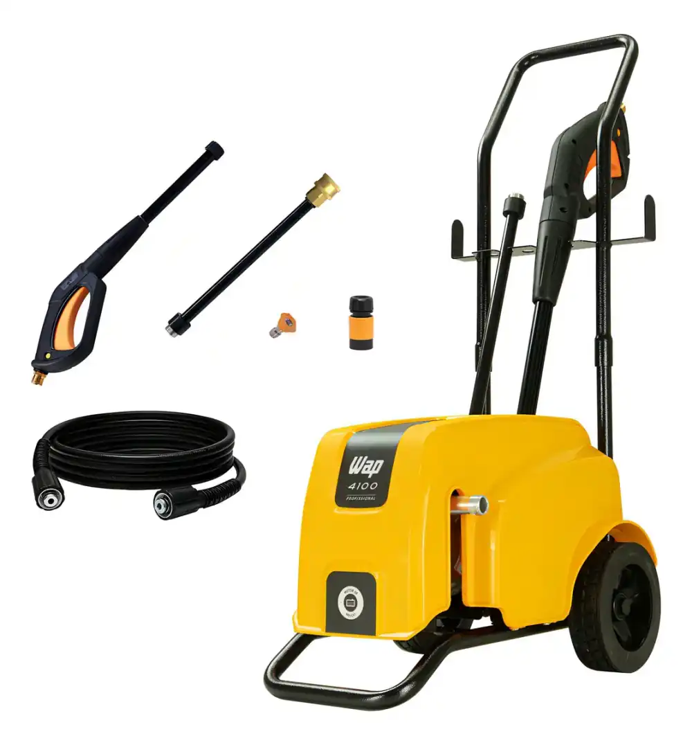 WAP Profissional 4100 com kit completo de acessórios: gatilho, lança, bico e mangueira (imagem principal)