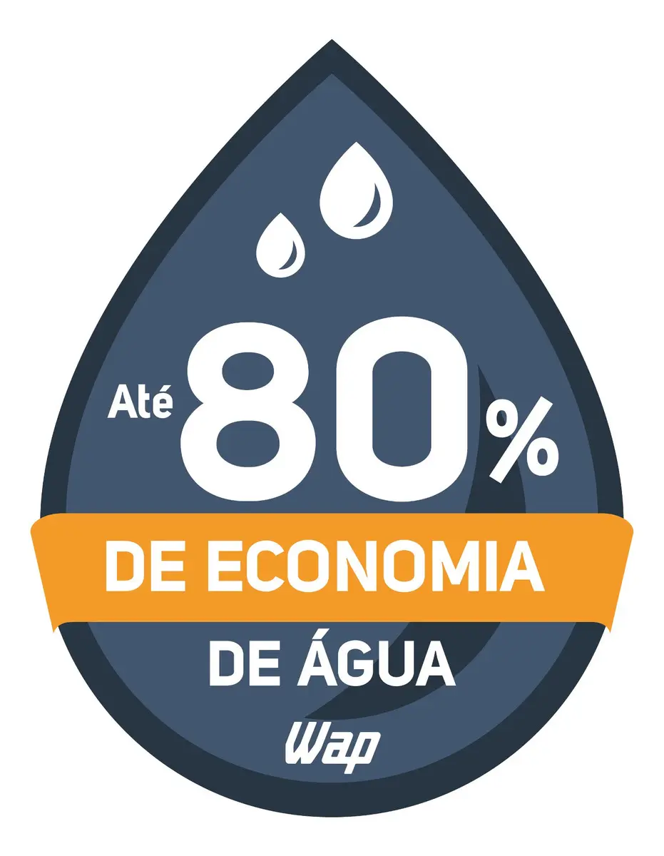 WAP Eco Wash 2350 - Motor de indução e economia de água