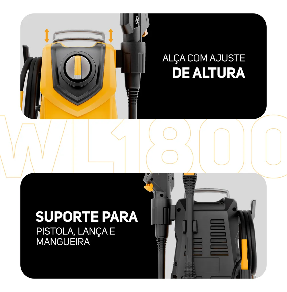 WAP WL 1800 - Acessórios e bicos